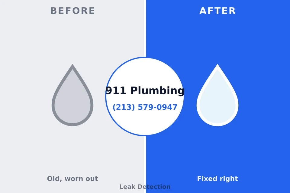 Before and after: plumbing company Dakota City, NE